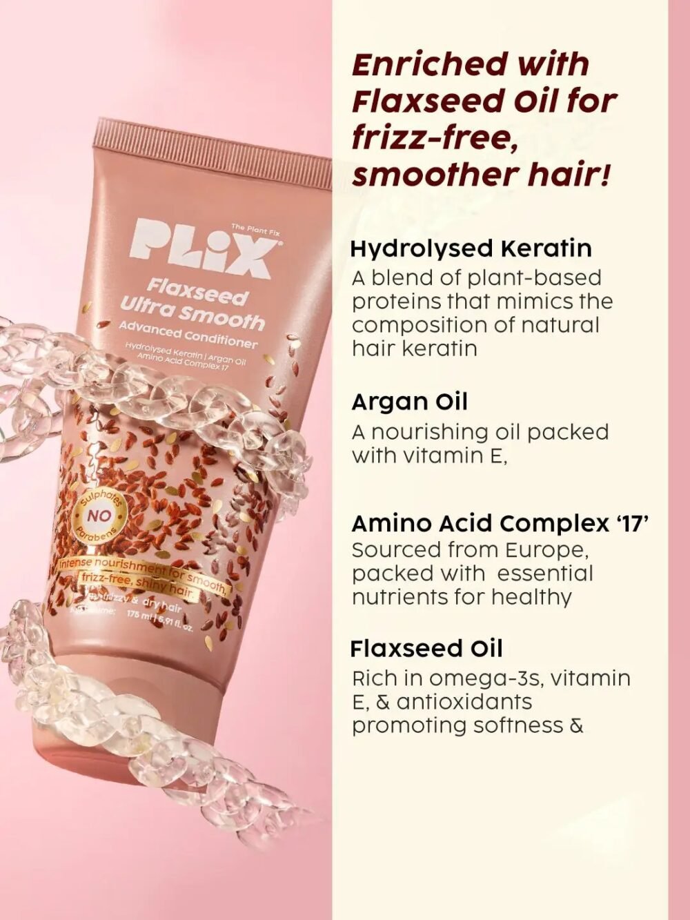 Plix Flaxseed Ultra Smooth Advanced Conditioner 175ml