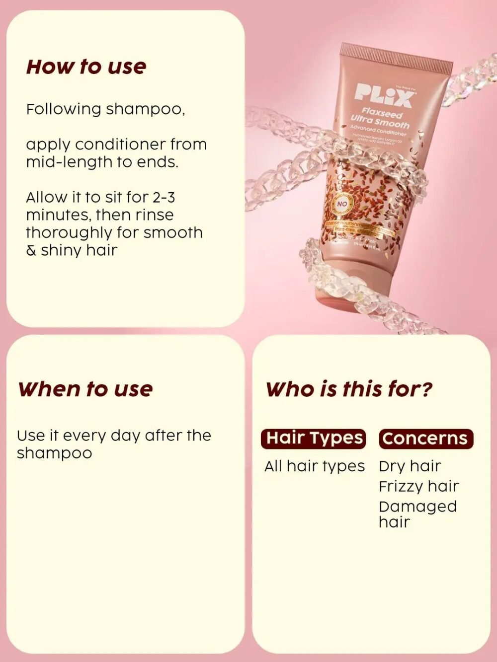 Plix Flaxseed Ultra Smooth Advanced Conditioner 175ml
