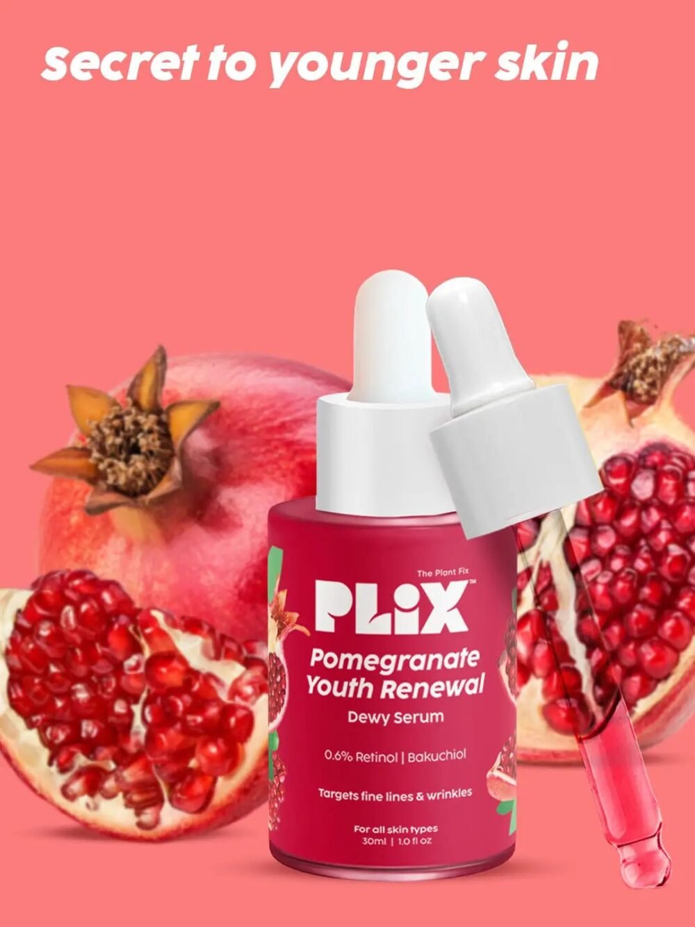 Plix Pomegranate Youth Renewal Dewy Serum 30ml