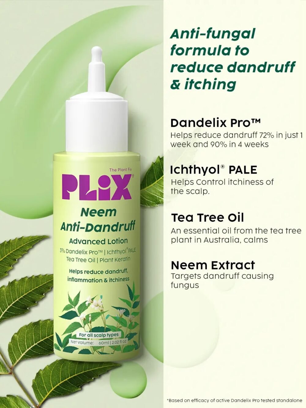 Plix Neem Anti-Dandruff Advanced Lotion 60ml