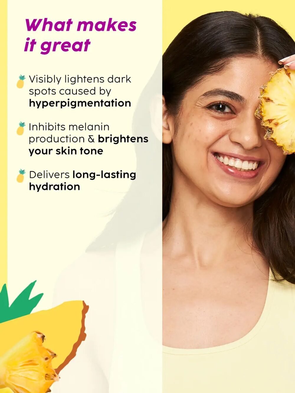 Plix Pineapple De-Pigmentation Smoothie Moisturizer 50g