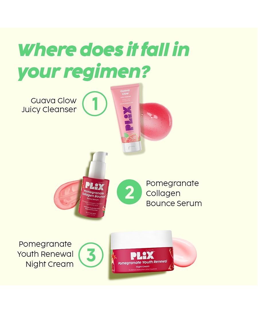 Plix Pomegranate Collagen Bounce Dewy Serum 30ml