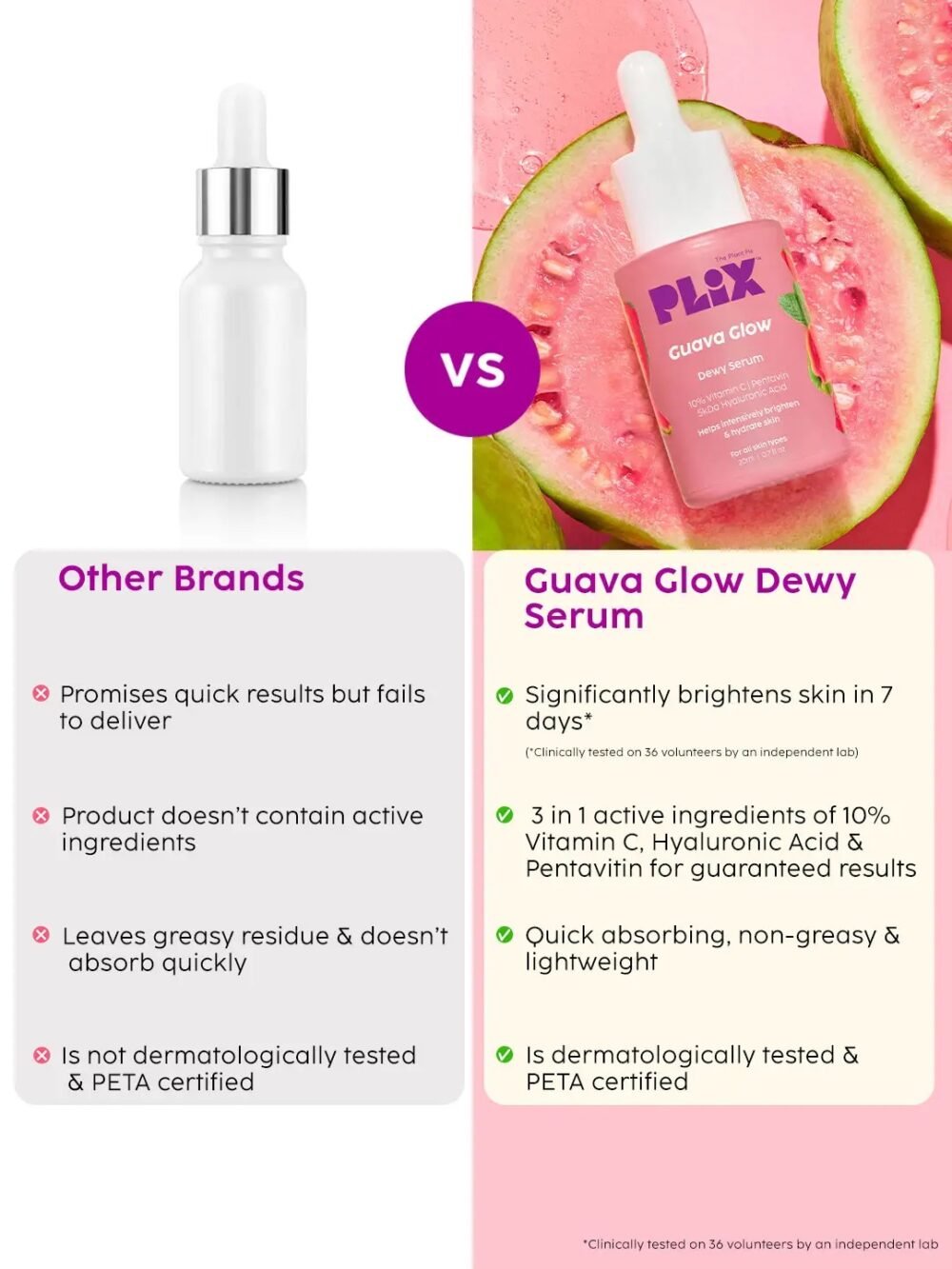 Plix Guava Glow Dewy Serum 20ml