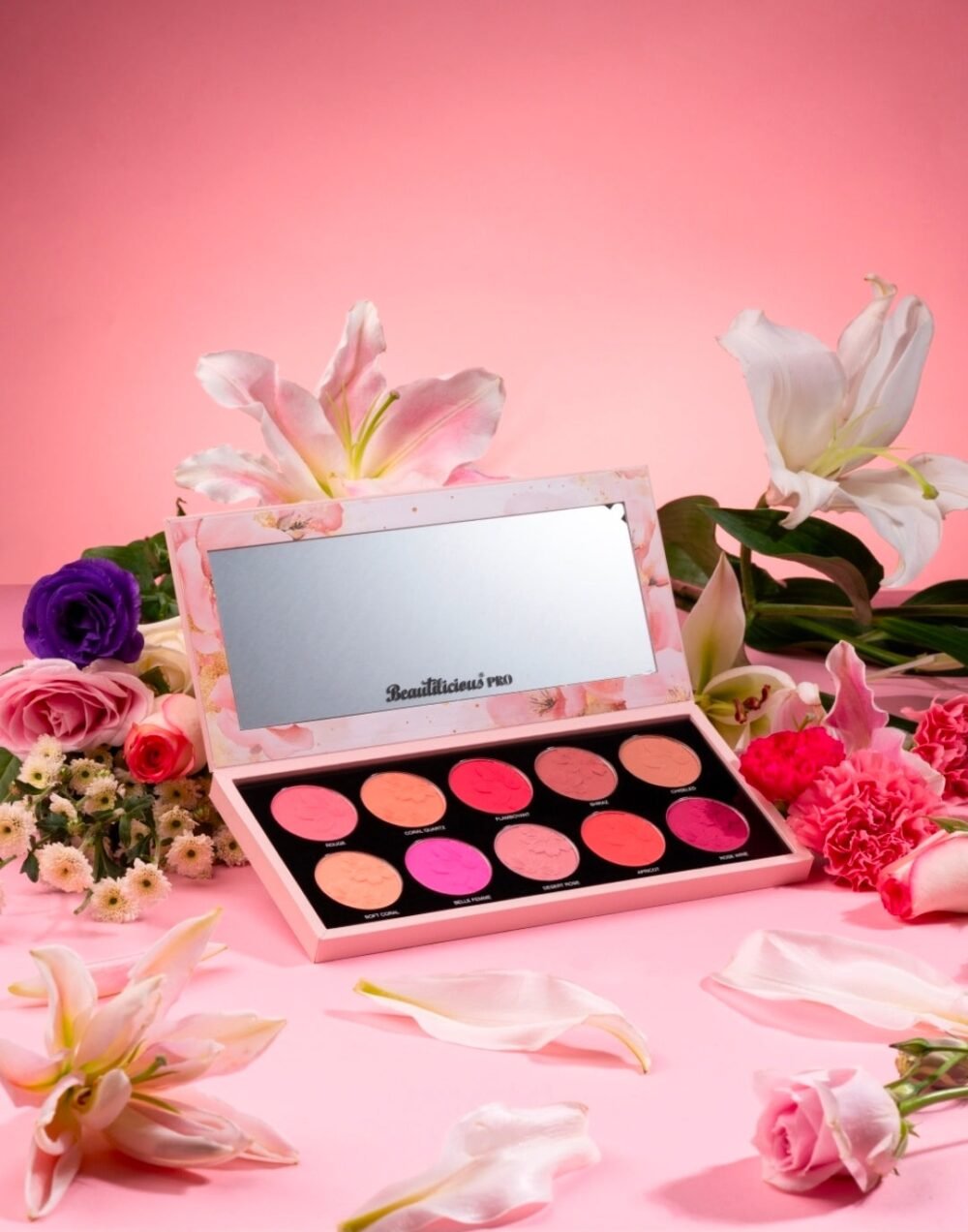 Beautilicious PRO Petal Kissed Velvet Matte Blush Palette