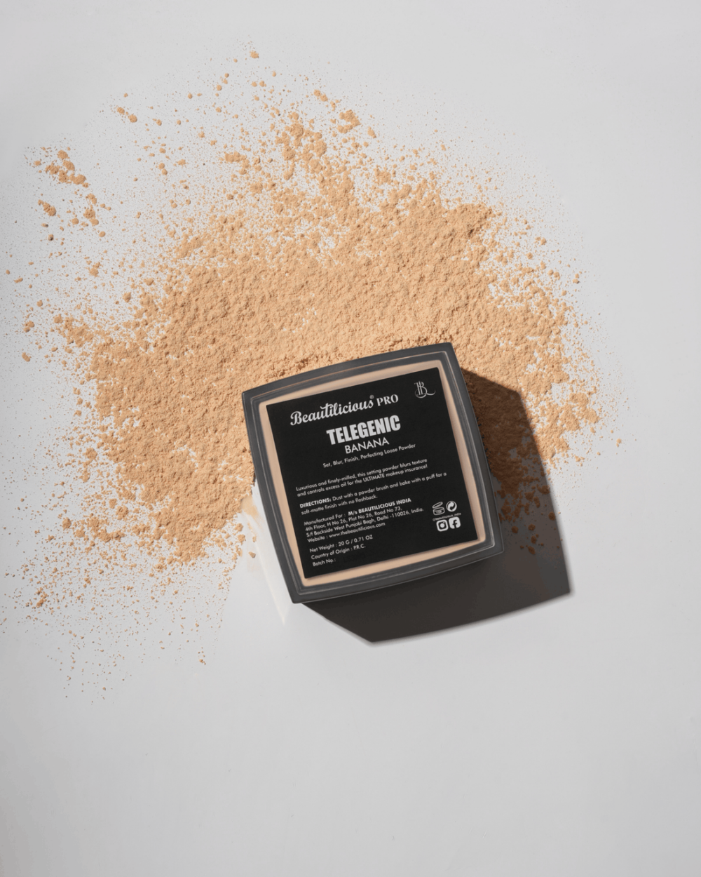 Beautilicious PRO Telegenic Set Blur Finish Perfecting Loose Powder 20g