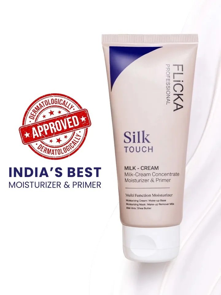 Flicka Professional Silk Touch Milk-Cream Moisturizer & Primer