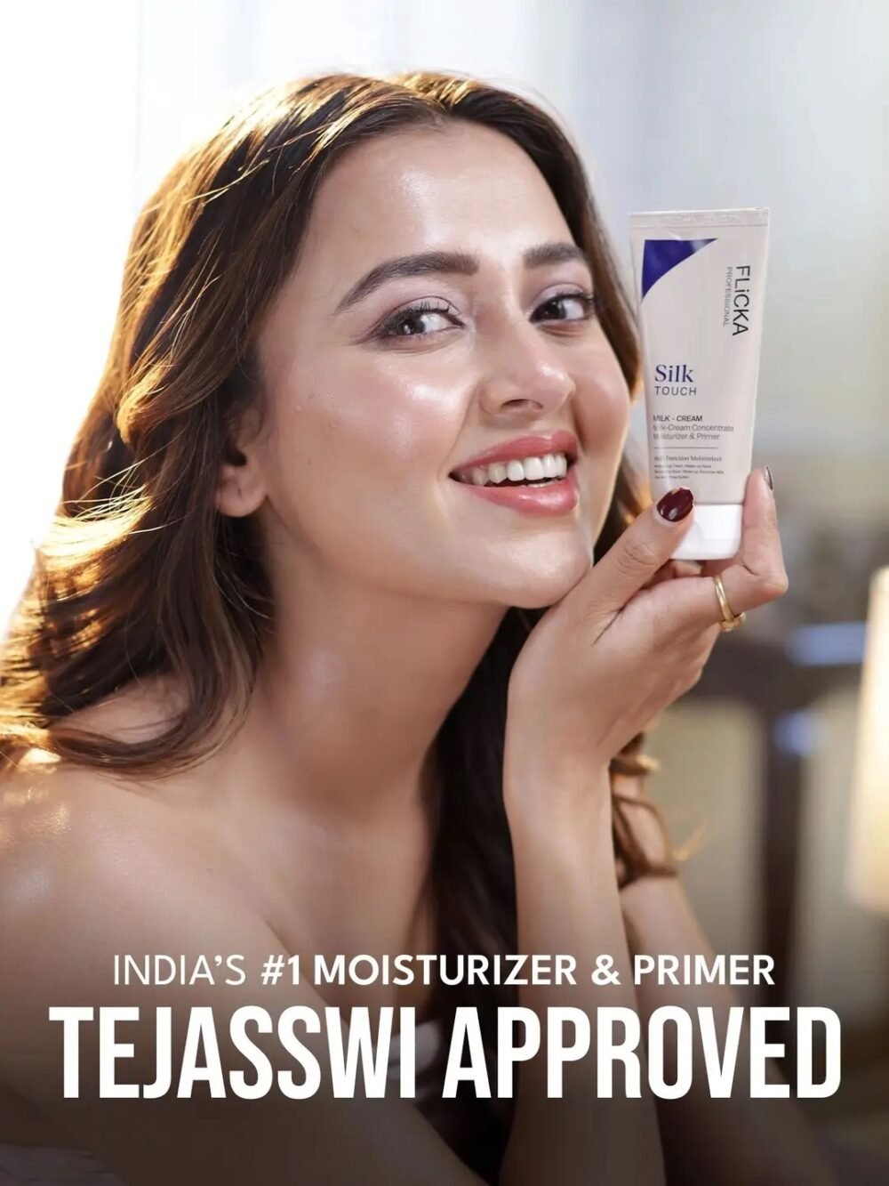 Flicka Professional Silk Touch Milk-Cream Moisturizer & Primer
