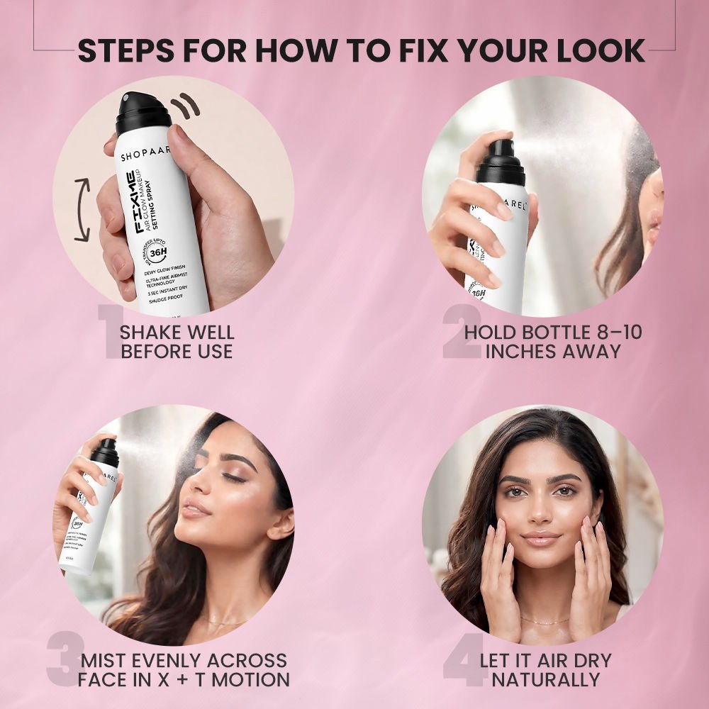 Shopaarel Fixme Air Glow Makeup Setting Spray 100ml