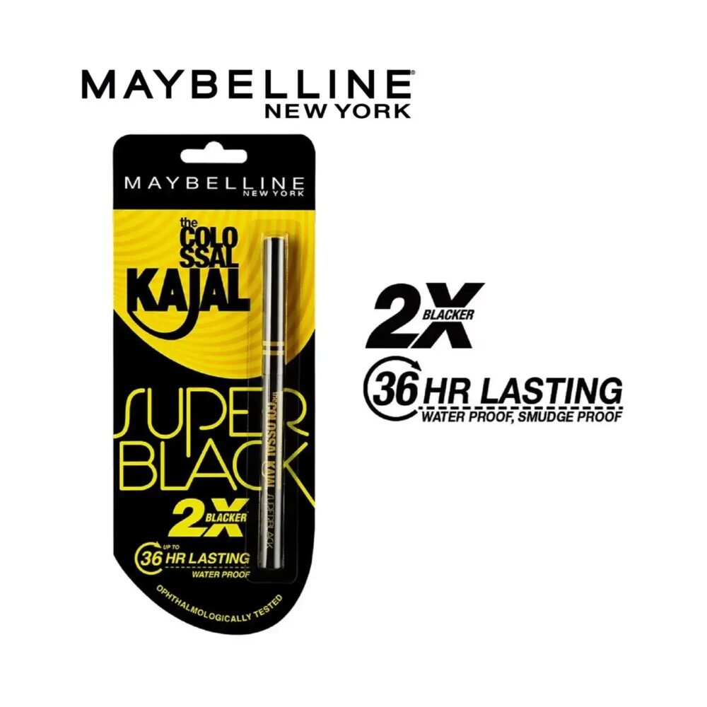 Maybelline New York Colossal Kajal Super Black