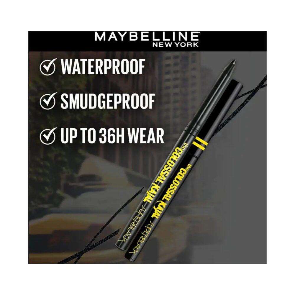 Maybelline New York Colossal Kajal Super Black