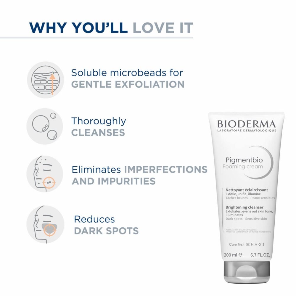 Bioderma Pigmentbio Foaming Cream Brightening Cleanser 200ml
