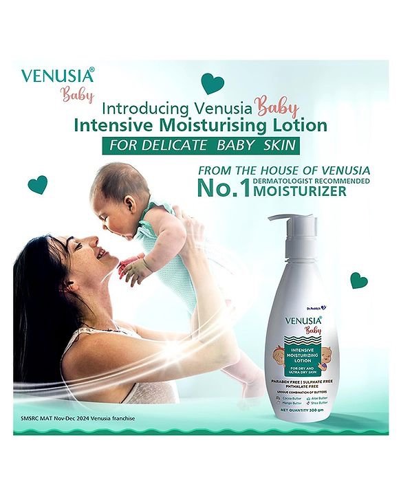 Venusia Baby Intensive Moisturizing Lotion 300g