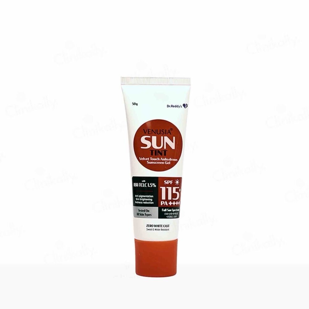 Venusia Tint Sunscreen Velvet Touch Gel SPF 115+ PA++++ 50g