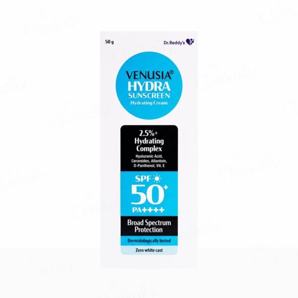 Venusia Hydra Sunscreen Hydrating Cream SPF 50+ PA++++ 50g