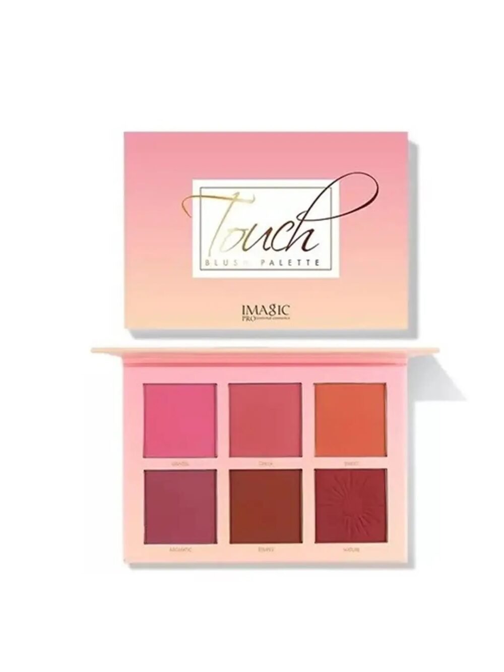 Imagic Professional Cosmetics 6 Colours Touch Blush Palette