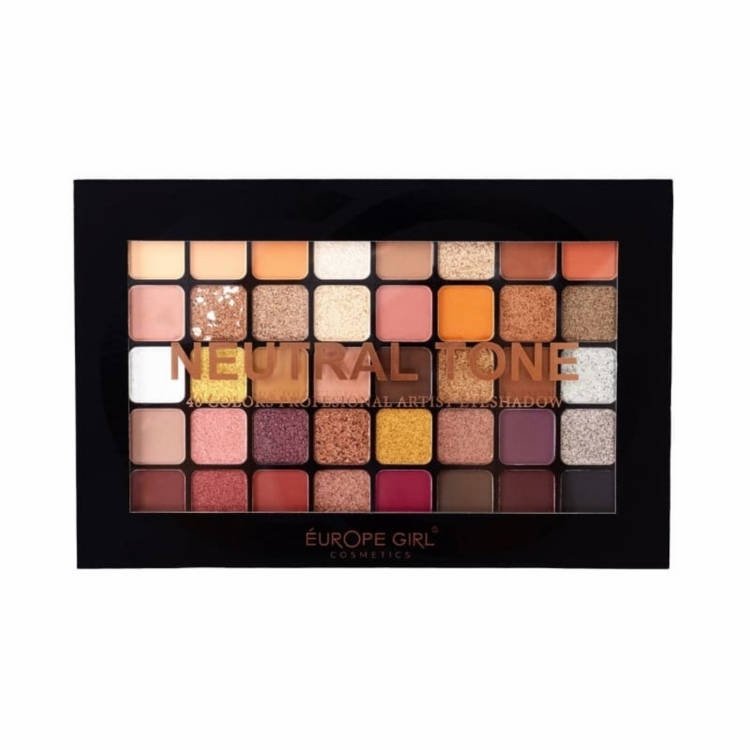 Europe Girl Neutral Tone 40 Colors Professional Artist Eyeshadow Palette