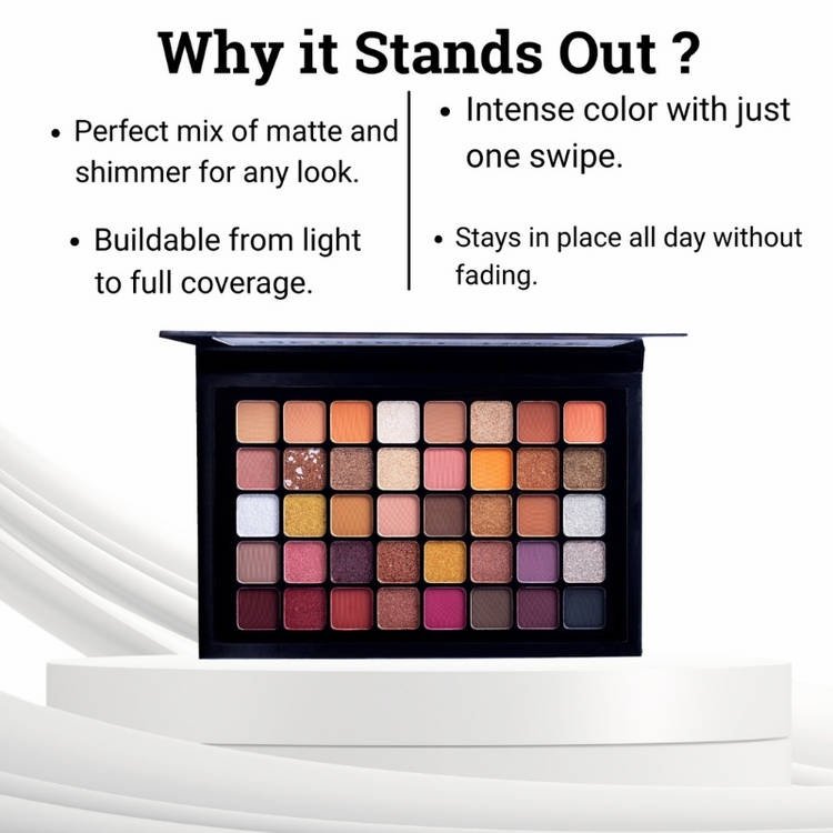 Europe Girl Neutral Tone 40 Colors Professional Artist Eyeshadow Palette
