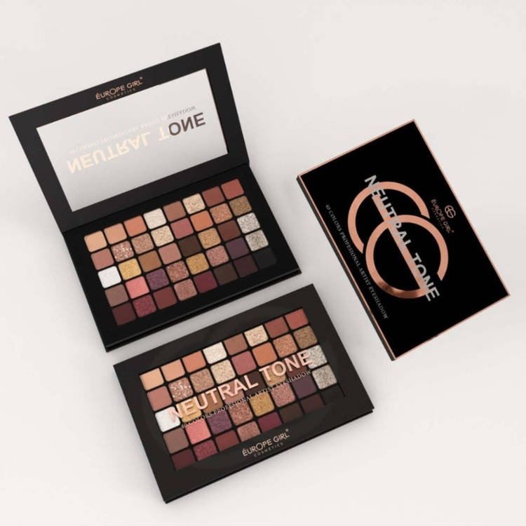Europe Girl Neutral Tone 40 Colors Professional Artist Eyeshadow Palette