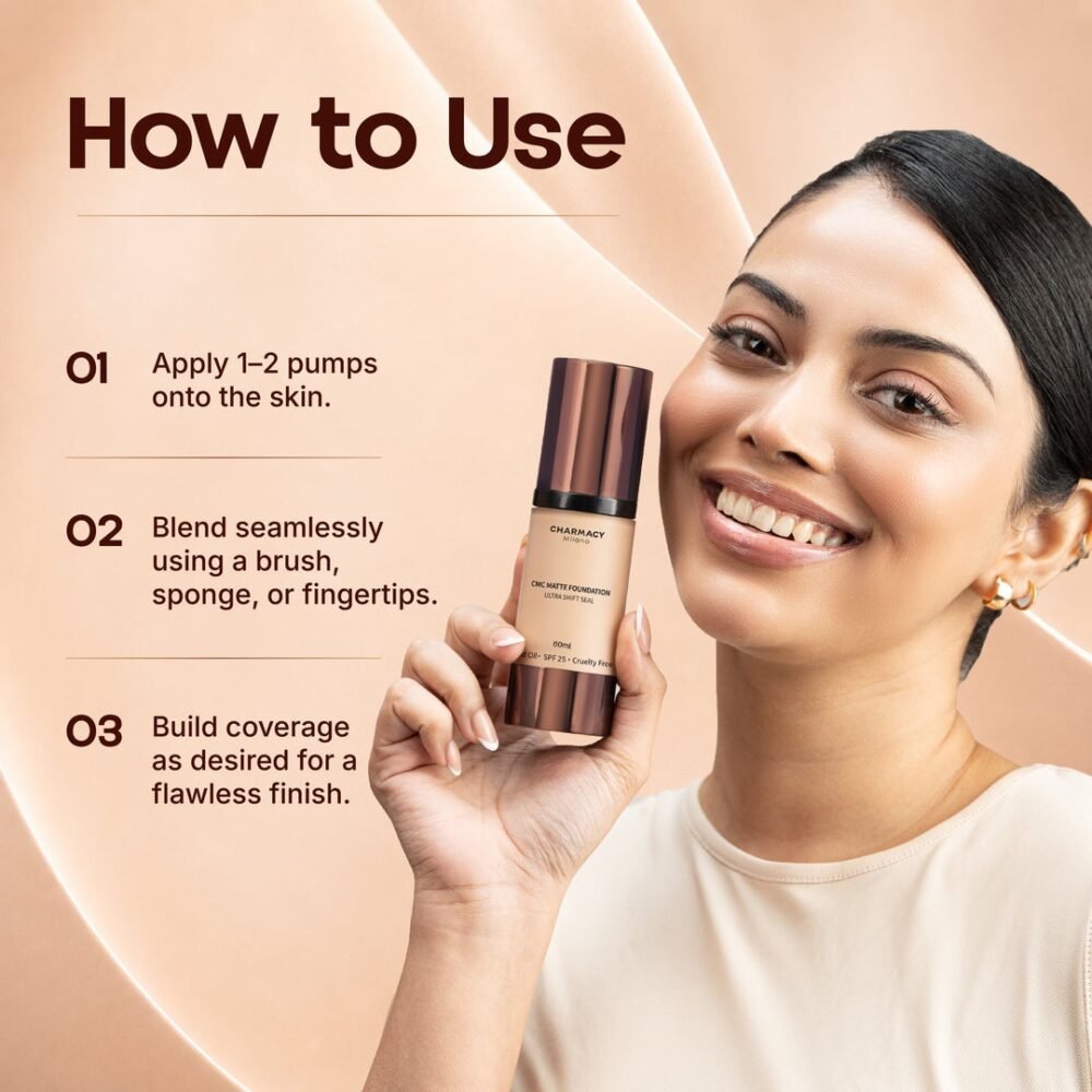 Charmacy Milano CMC Matte Foundation - 60mL