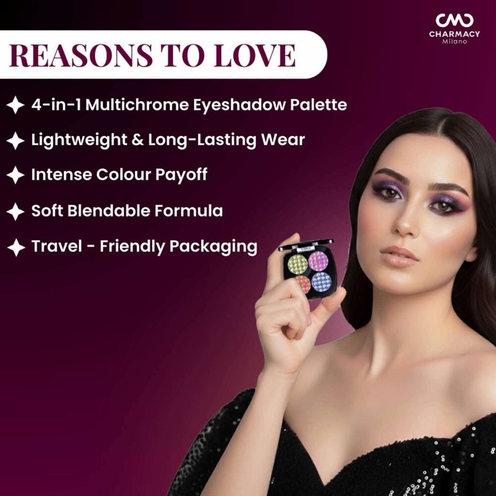 Charmacy Milano CMC Intense Quad Eyeshadow Palette