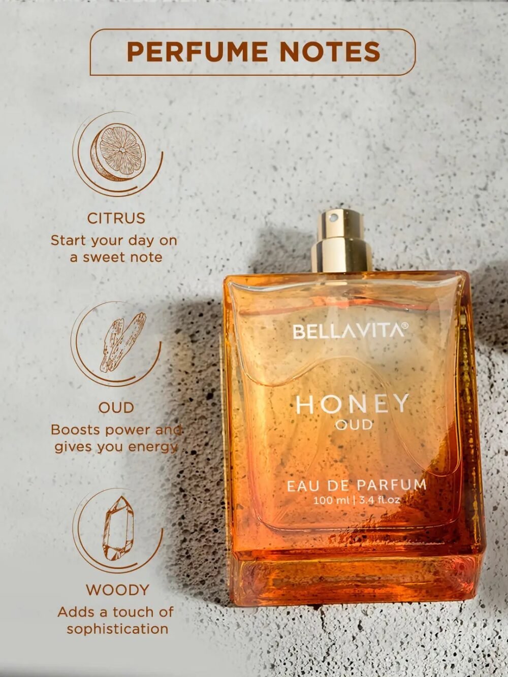 Bellavita Honey Oud Eau de Parfum 100ml