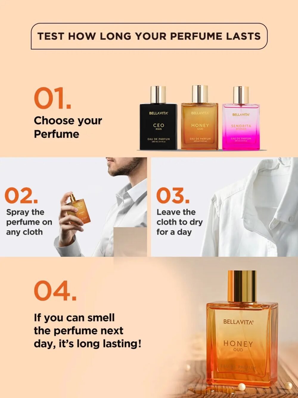 Bellavita Honey Oud Eau de Parfum 100ml