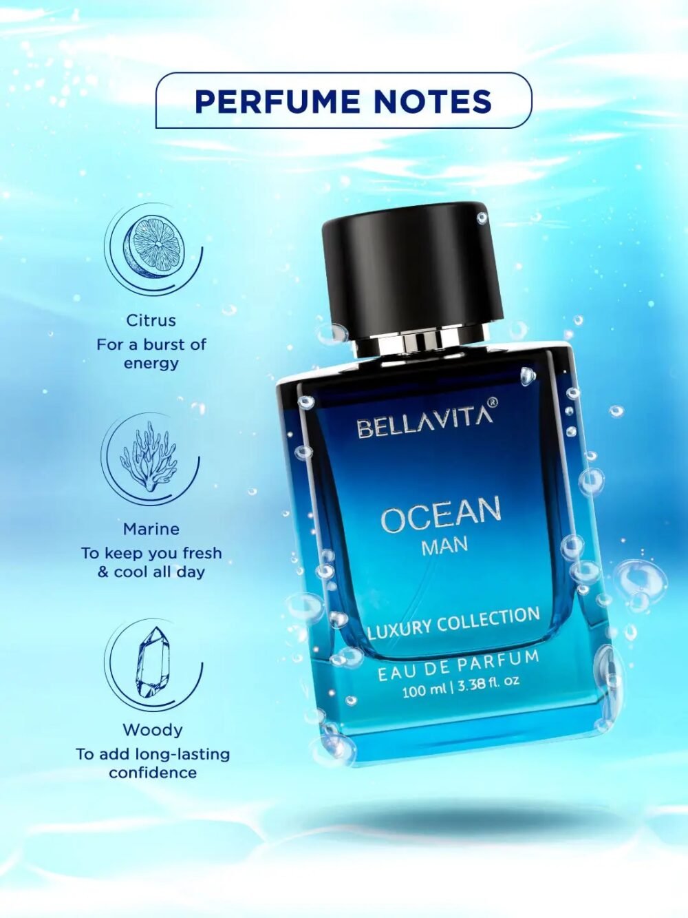 Bellavita Ocean Man Eau de Parfum 100ml