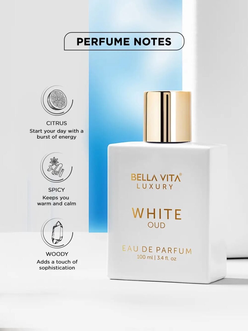 Bellavita White Oud Eau de Parfum 100ml