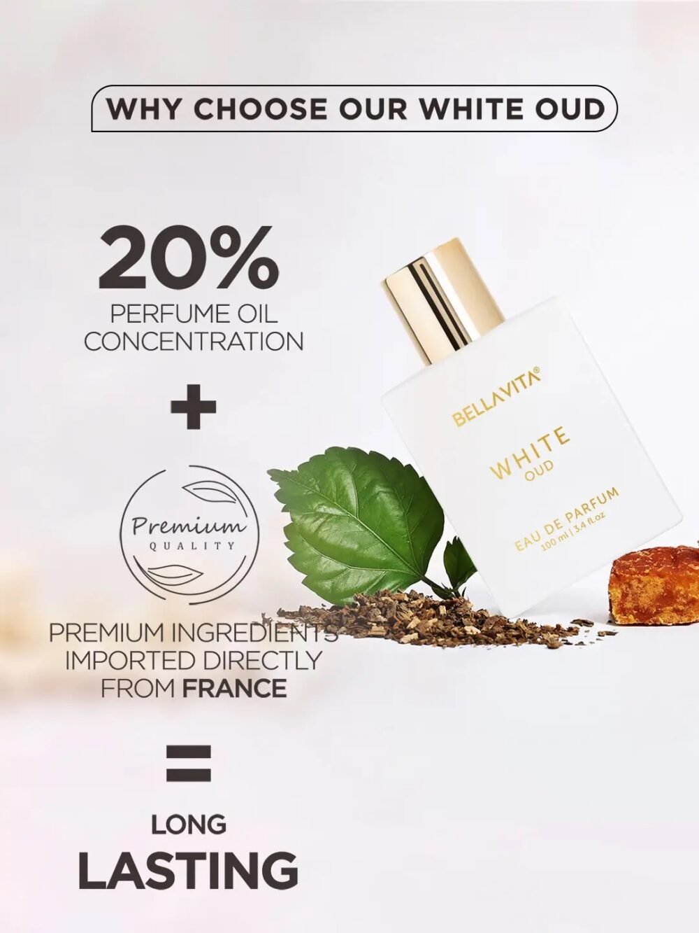 Bellavita White Oud Eau de Parfum 100ml