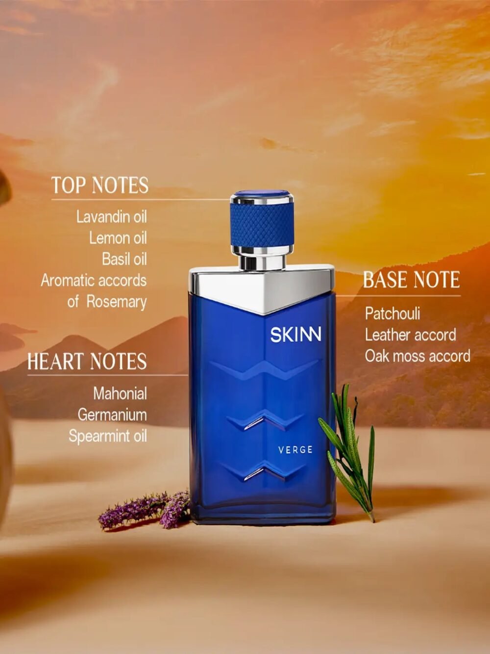 Skinn by Titan Verge Eau de Parfum for Men 100ml