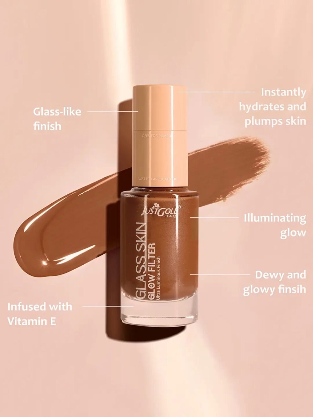 Just Gold Glass Skin Glow Filter (Italy)