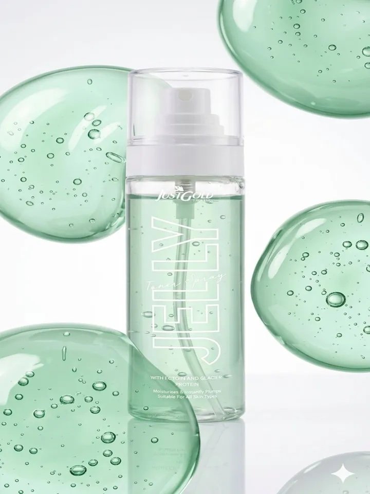 Just Gold Jelly Toner Spray with Ectoin and Glacier Protein