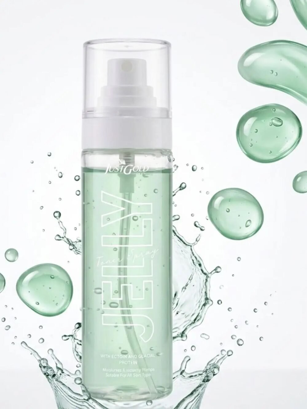 Just Gold Jelly Toner Spray with Ectoin and Glacier Protein