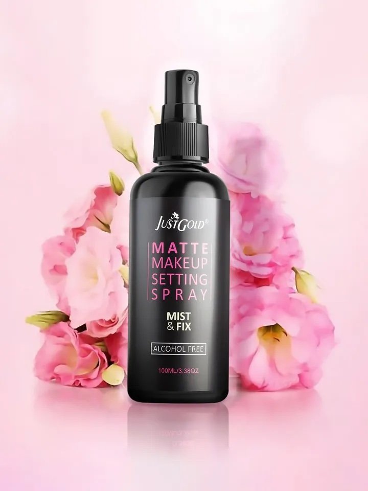 Just Gold Matte Makeup Setting Spray Mist & Fix (Alcohol Free) | 100ml