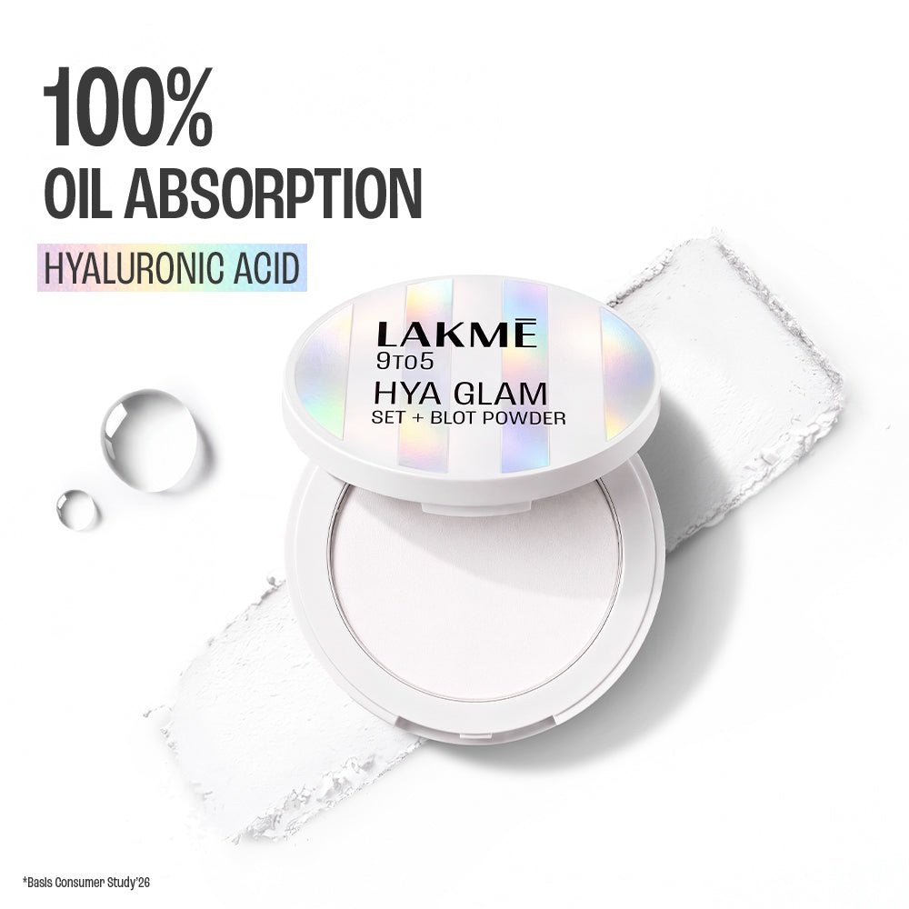 Lakmé 9to5 Hya Glam Set + Blot Powder