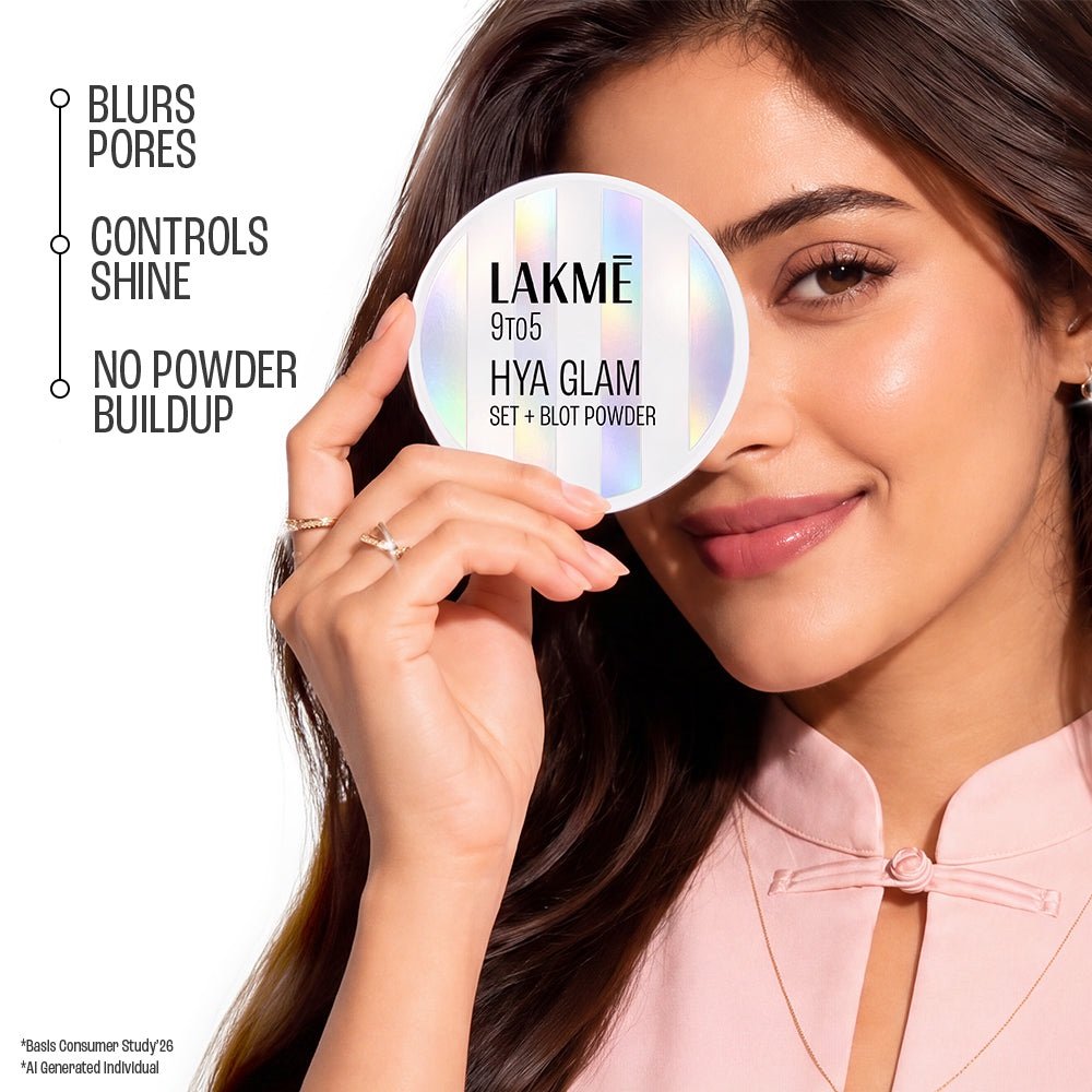 Lakmé 9to5 Hya Glam Set + Blot Powder