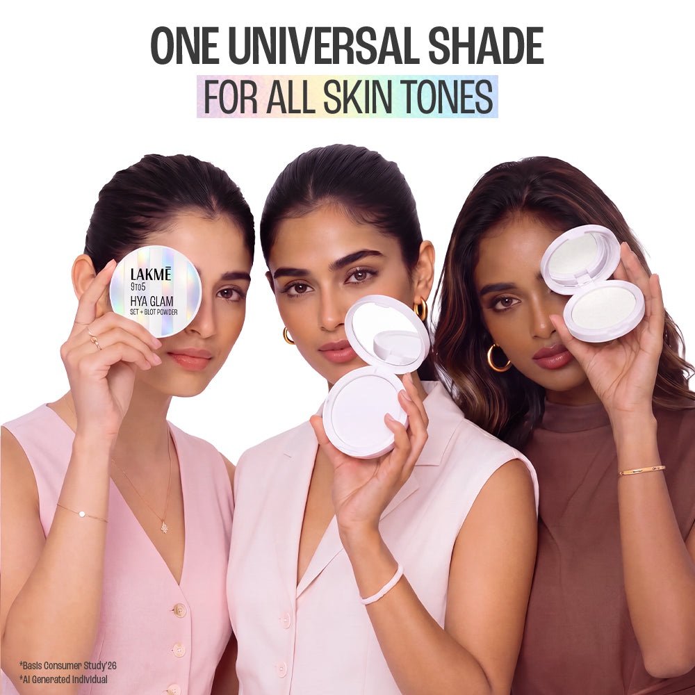 Lakmé 9to5 Hya Glam Set + Blot Powder