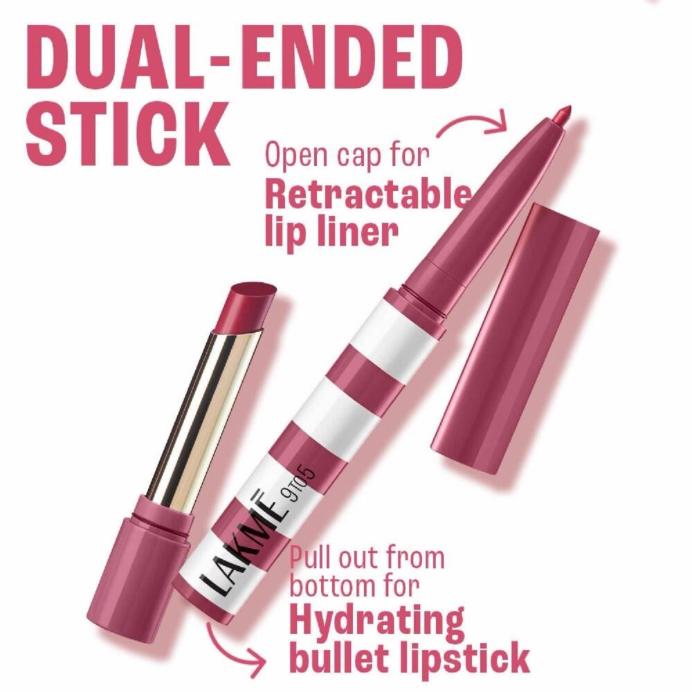 Lakmé 9to5 Hya Beach Edit SPF 30 Lipstick + Liner