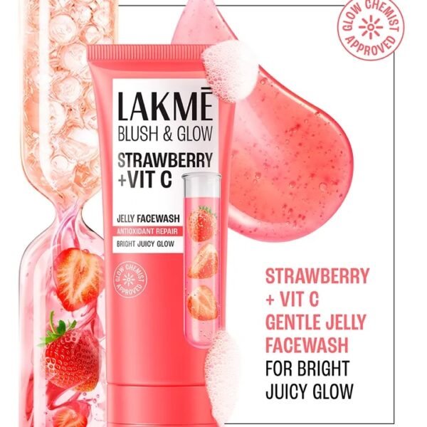 Lakmé Blush & Glow Strawberry + Vit C Facewash