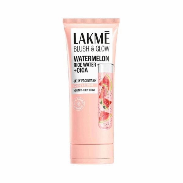 Lakmé Blush & Glow Watermelon + Rice Water + CICA Jelly Facewash