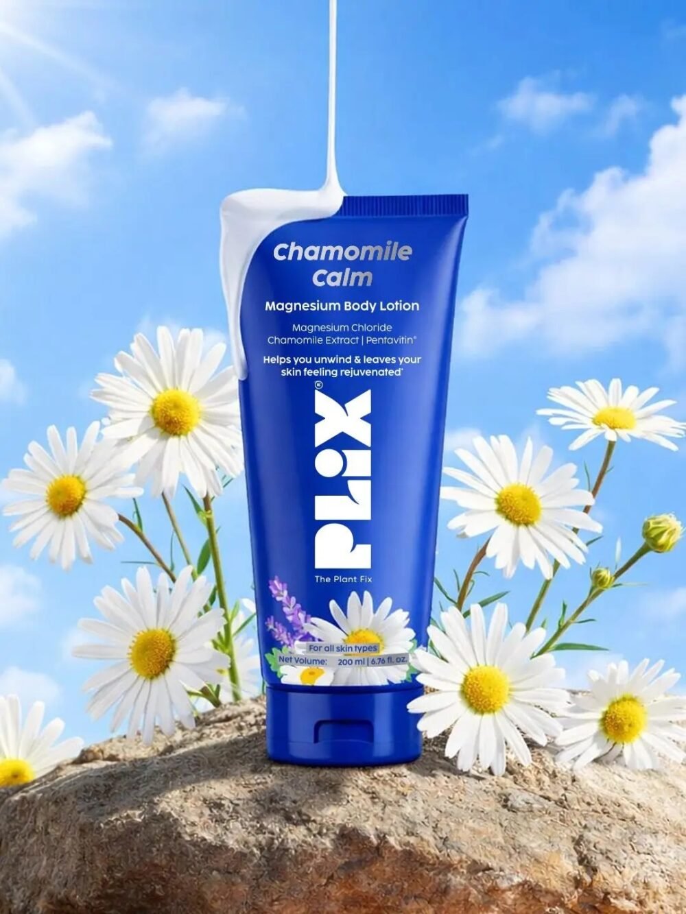Plix Chamomile Calm Magnesium Body Lotion 200ml