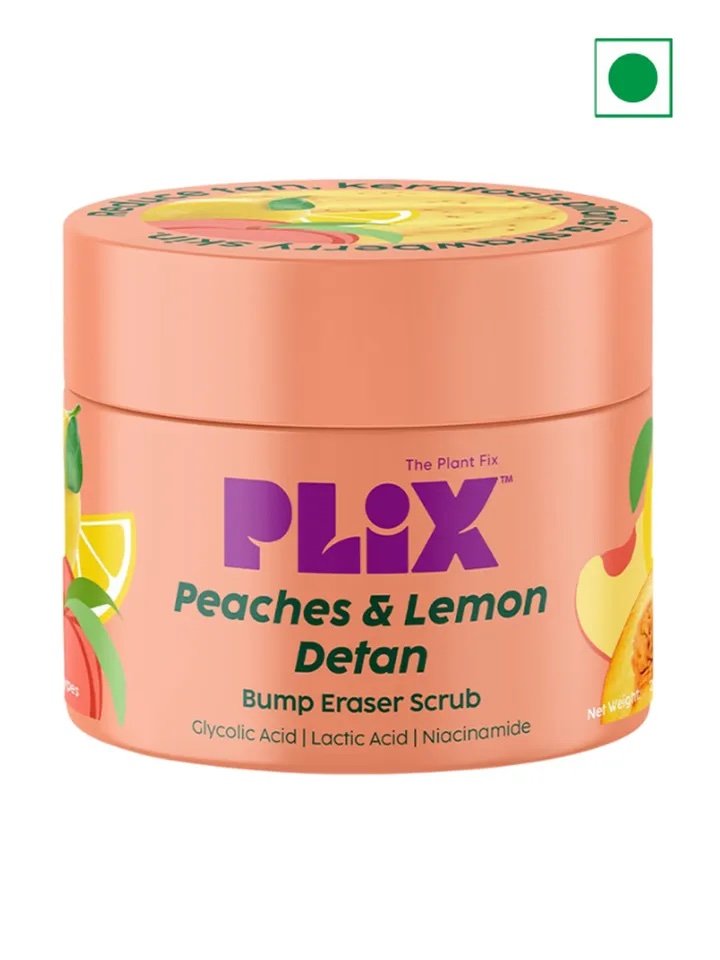 Plix Peaches & Lemon Detan Bump Eraser Scrub 200g
