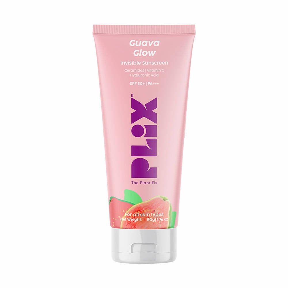 Plix Guava Glow Invisible Sunscreen SPF 50 PA++++ 50g