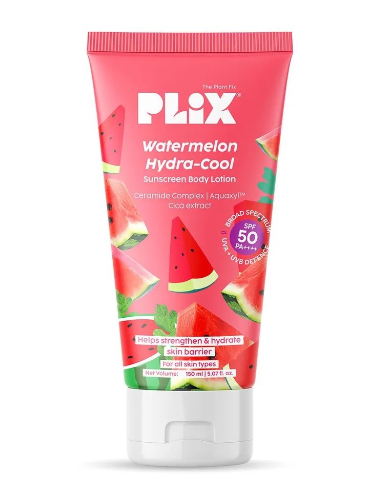 Plix Watermelon Hydra-Cool Sunscreen Body Lotion SPF 50