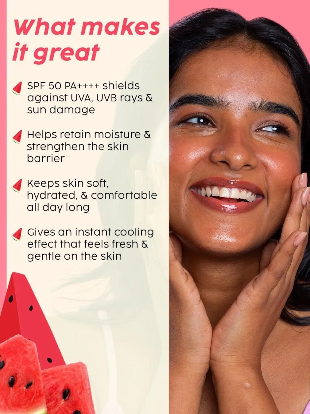 Plix Watermelon Hydra-Cool Sunscreen Body Lotion SPF 50