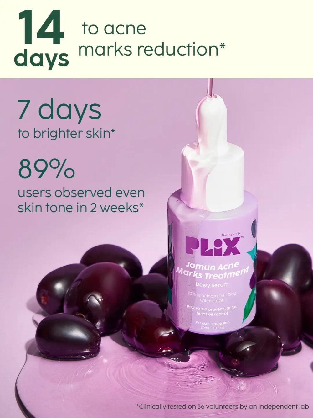 Plix Jamun Acne Marks Treatment Dewy Serum 30ml