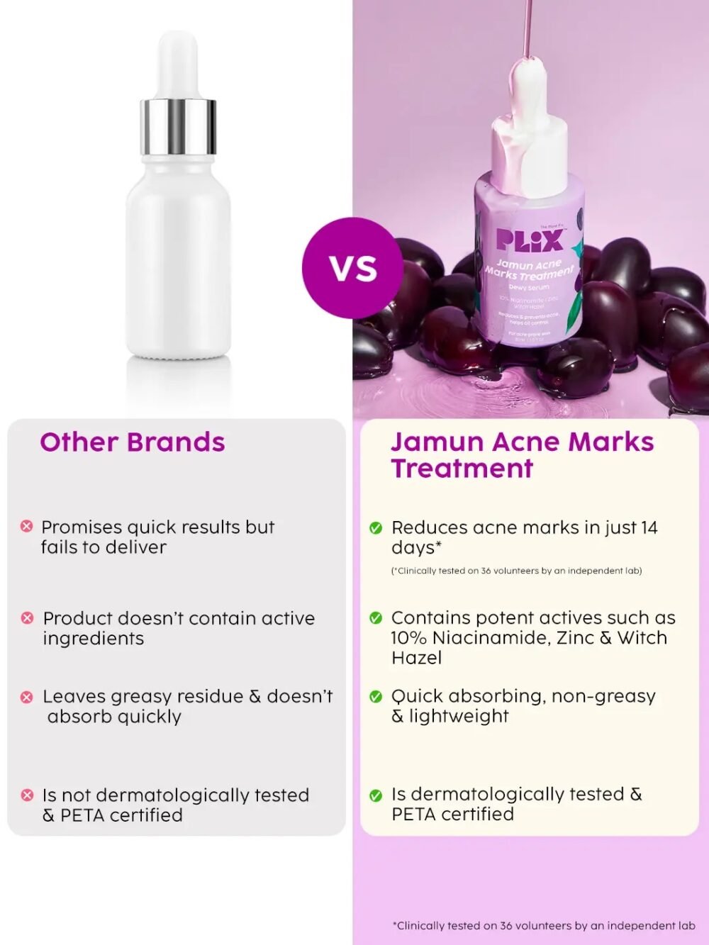 Plix Jamun Acne Marks Treatment Dewy Serum 30ml