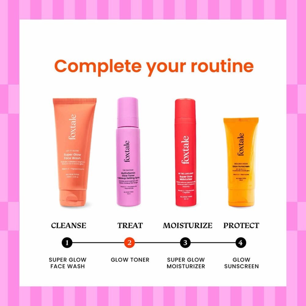 Foxtale Dazzler Glow Toner & Makeup Setting Spray 150ml