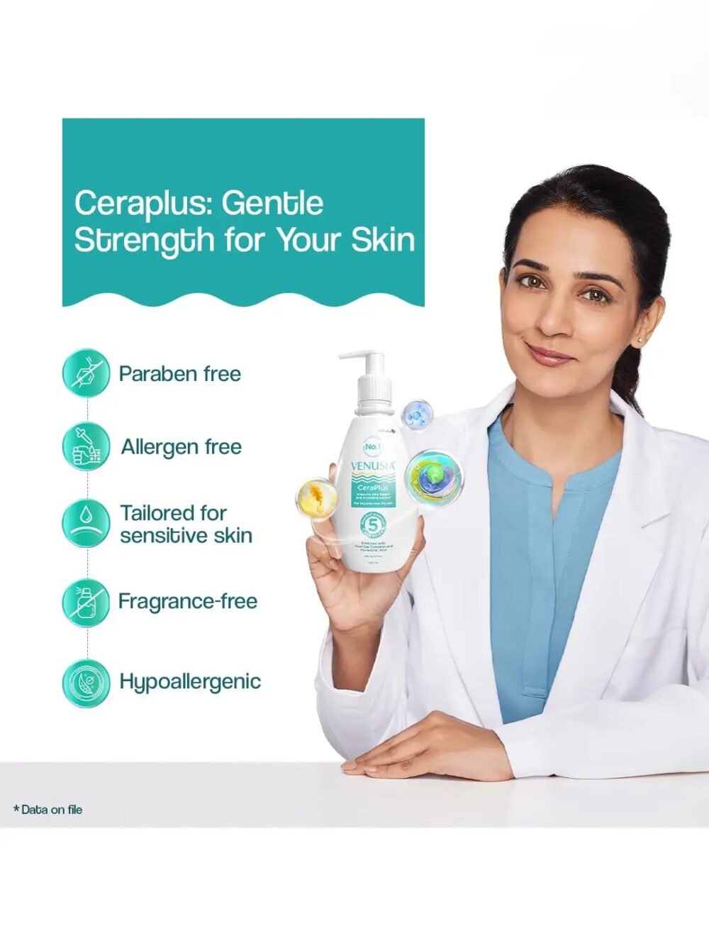 Venusia CeraPlus Skin Repair and Hydrating Lotion 100g