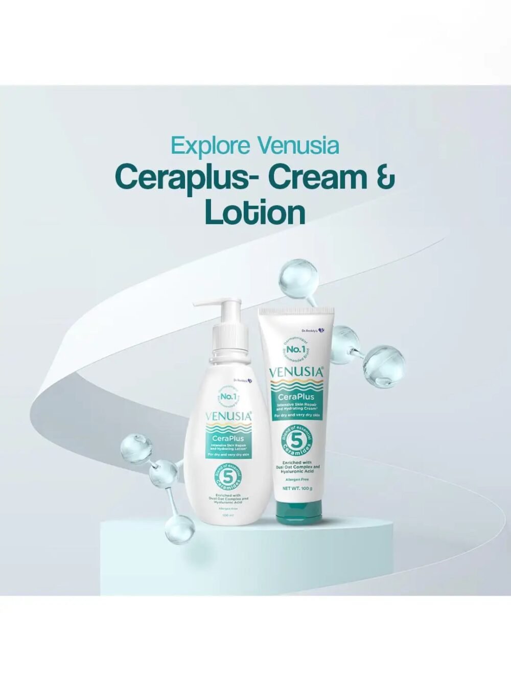 Venusia CeraPlus Skin Repair and Hydrating Lotion 100g